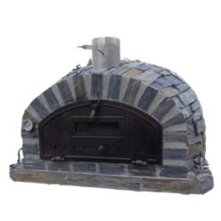 Pizzaioli PREMIUM Brick Pizza Oven With Stone Finish -Primo Store PizzaioliStoneFinishFront