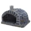 Pizzaioli PREMIUM Brick Pizza Oven With Stone Finish -Primo Store PizzaioliStoneFinishLeftSide 1