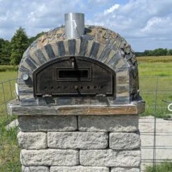 Pizzaioli PREMIUM Brick Pizza Oven With Stone Finish -Primo Store PizzaioliStoneFinish 5