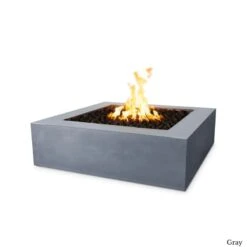 Quad Fire Pit - Concrete -Primo Store QUADConcreteFirePitGray