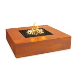 Quad Fire Pit - Metal Collection -Primo Store QuadFirePitCortenSteel