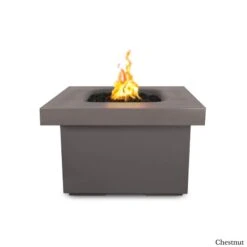 Ramona 36″ Square Fire Pit Table -Primo Store RamonaGFRCFirePitSquareChestnut