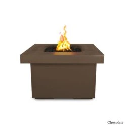 Ramona 36″ Square Fire Pit Table -Primo Store RamonaGFRCFirePitSquareChocolate