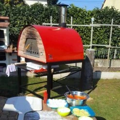 Maximus Prime Arena Black Large Pizza Oven -Primo Store RedPrimeLargeOvenwitholdstand 1