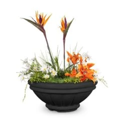 Roma Planter Bowl -Primo Store Roma GFRC Planter Bowl Black 1