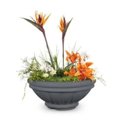 Roma Planter Bowl -Primo Store Roma GFRC Planter Bowl Gray 1