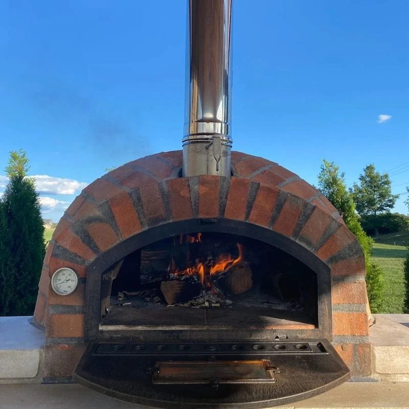 Pizzaioli Rustic Brick Wood Fired Pizza Oven 9 Pizzaioli Rustic Brick Wood Fired Pizza Oven - Image 9