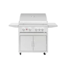 Summerset Sizzler PRO 32" 4-Burner Freestanding Grill With Infrared Rear Burner -Primo Store SizzlerPRO32inwithCart