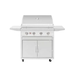 Summerset Sizzler 32" 4-Burner Freestanding Grill -Primo Store Sizzler 32in Grill with Cart