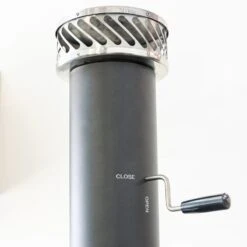 Summerset Outdoor Hybrid Gas/Wood Pizza Oven -Primo Store SummersetHybridPizzaOvenChimney