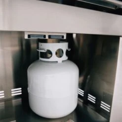 Summerset Sizzler 25" 3-Burner Freestanding Grill -Primo Store SummersetSizzlerCartPropaneStorage