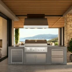 Summerset TRL PRO 40" 4-Burner Built-in Grill With Infrared Rear Burner