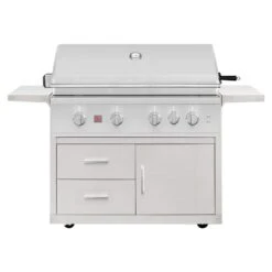 Summerset TRL PRO 40" 4-Burner Freestanding Grill With Infrared Rear Burner -Primo Store Summerset TRL PRO 40in Grill with DELUXE Cart