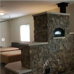 Temp-Cast Indoor Fireplace And Pizza Oven Combo -Primo Store TempCastPizzaOvenFireplace