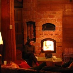 Temp-Cast Indoor Fireplace And Pizza Oven Combo -Primo Store TempcastFireplaceHeaterandBakeOven