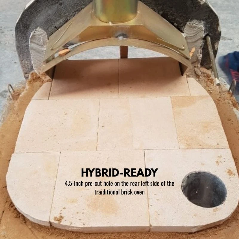 Hybrid-Ready Traditional Authentic Brick Pizza Oven 9 Hybrid-Ready Traditional Authentic Brick Pizza Oven - Image 9