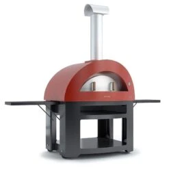 Alfa Allegro Wood Fired Pizza Oven With Cart -Primo Store allegro pizza oven red with base